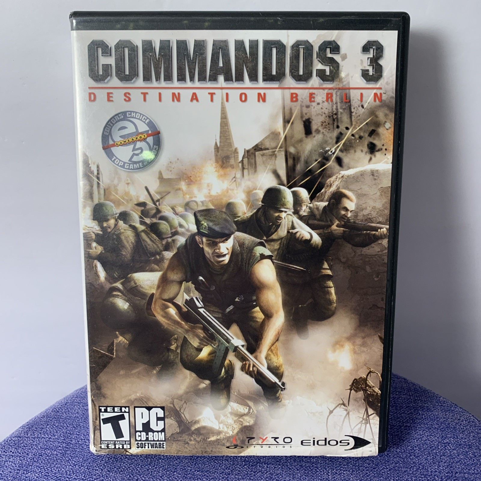 Commandos 3: Destination Berlin (PC, 2003) World War II Real-Time Tactics Game