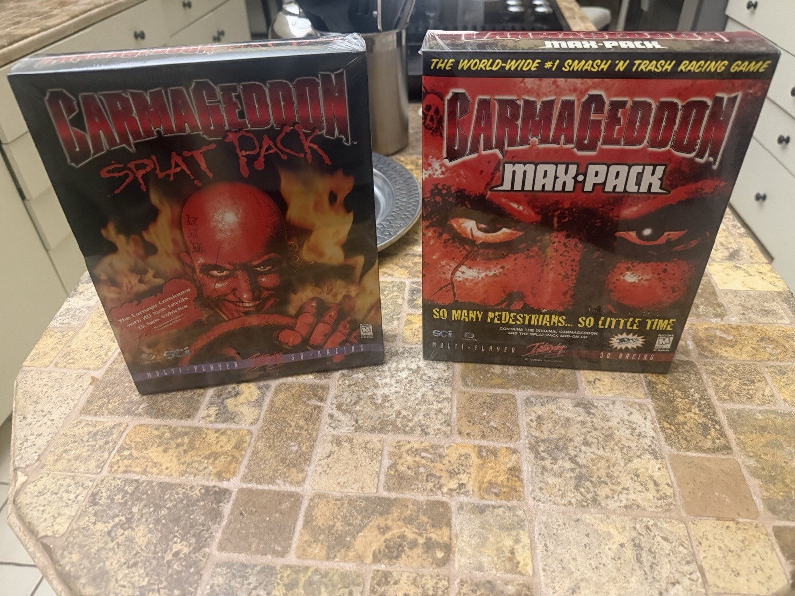 CARMAGEDDON MAX.PACK  Big Box Game Bundle Splat Pack Interplay Sealed Vintage
