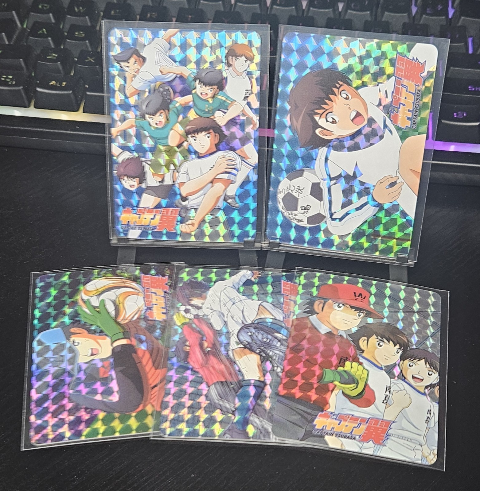 Captain Tsubasa (10) Prizm Cards Set No Dupes