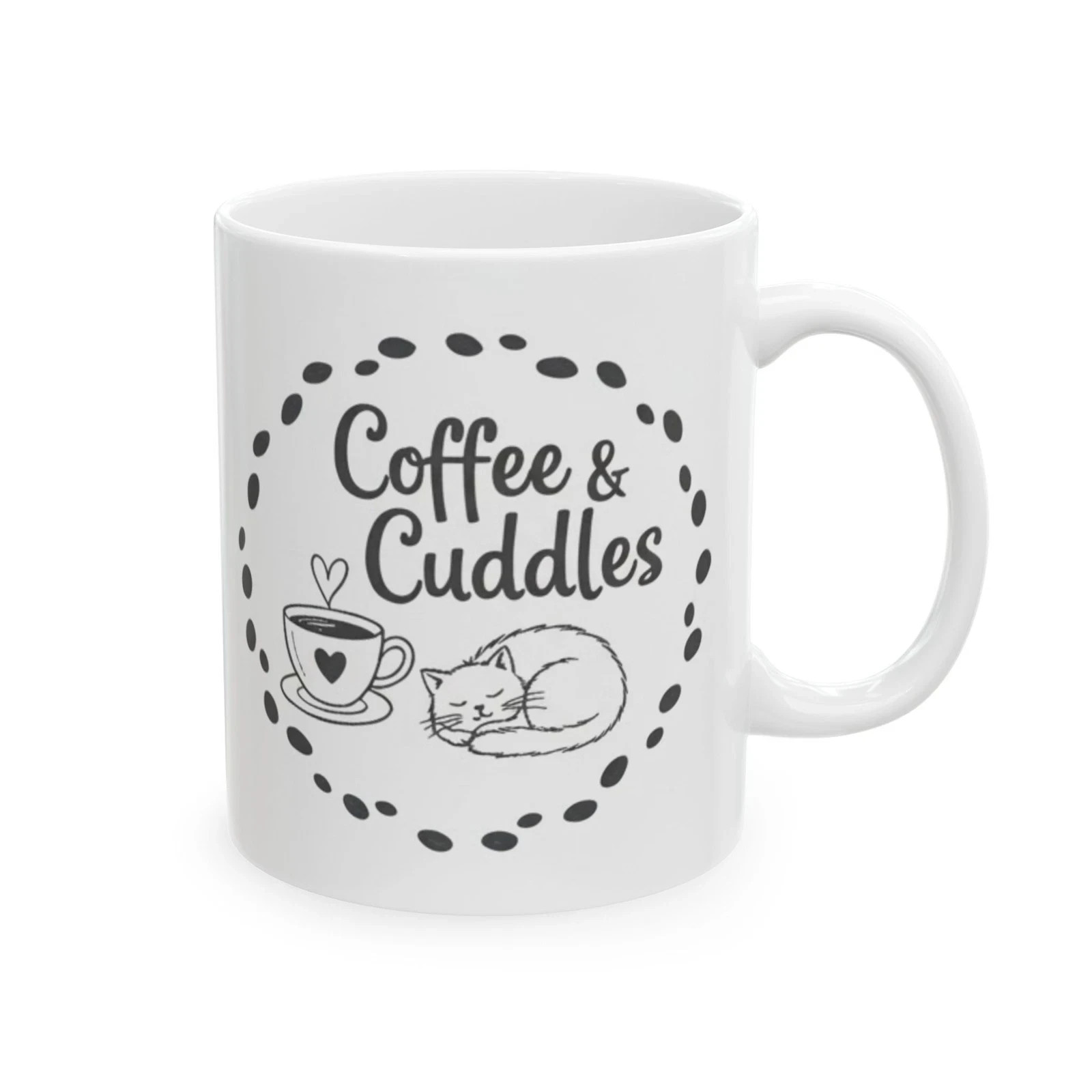 Cozy Coffee Mug for Tea Lovers, Perfect for Home or Office, 11oz