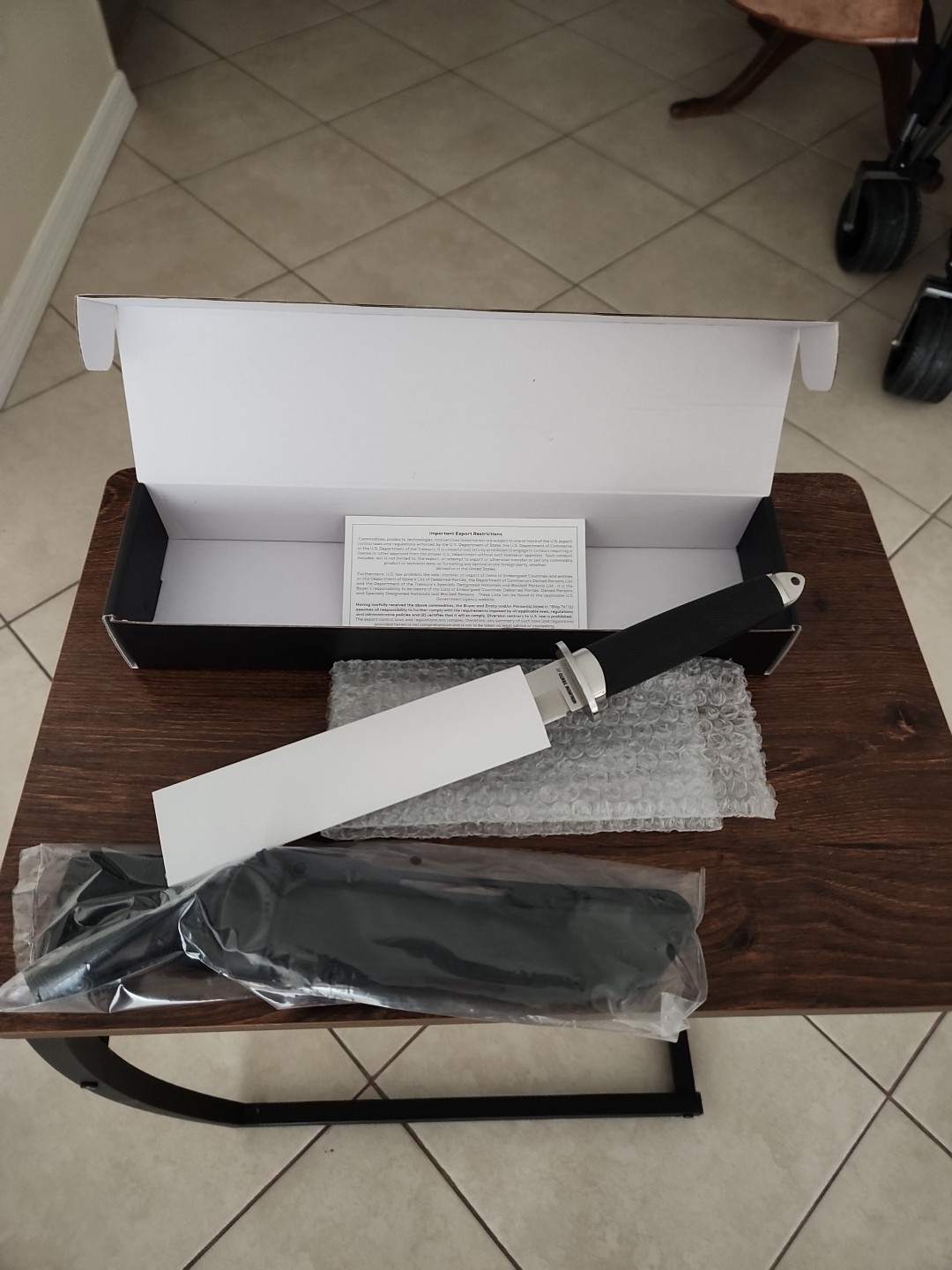 Cold steel Magnum Tanto San Mai Blade Is In Hyper Mint Condition w/box Taiwan
