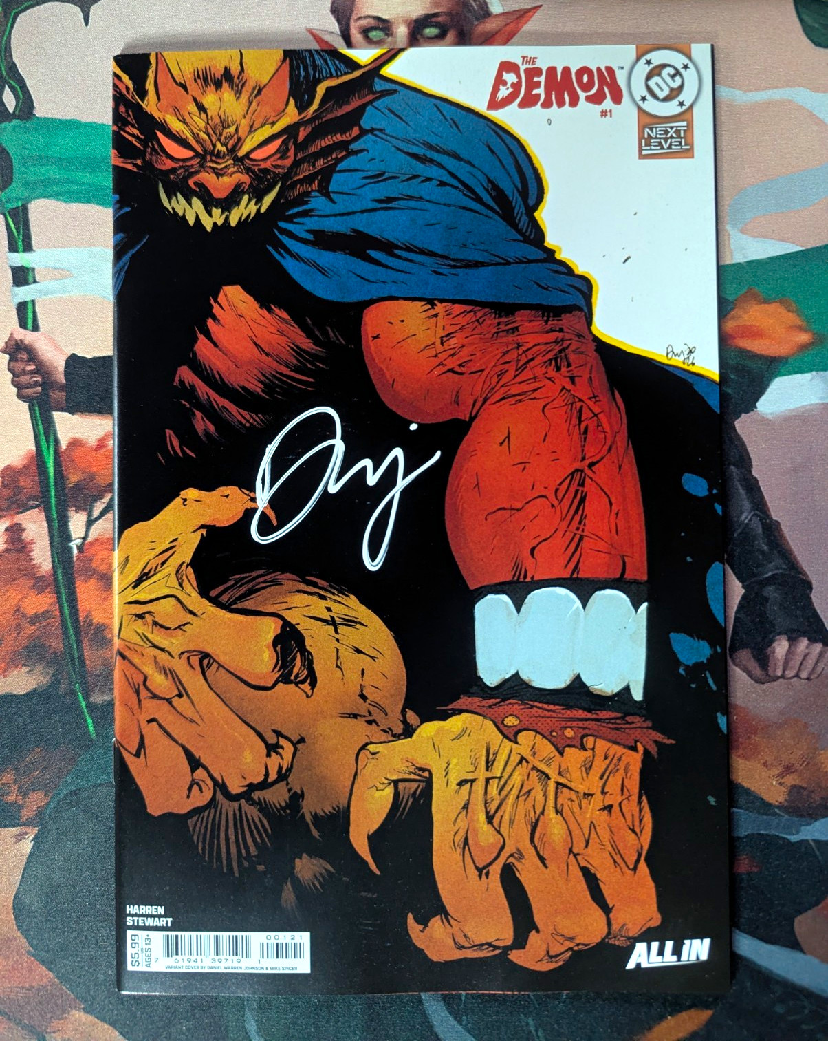 DC Comics The Demon #1 Cover B DWJ Variant SIGNED By Daniel Warren Johnson NM