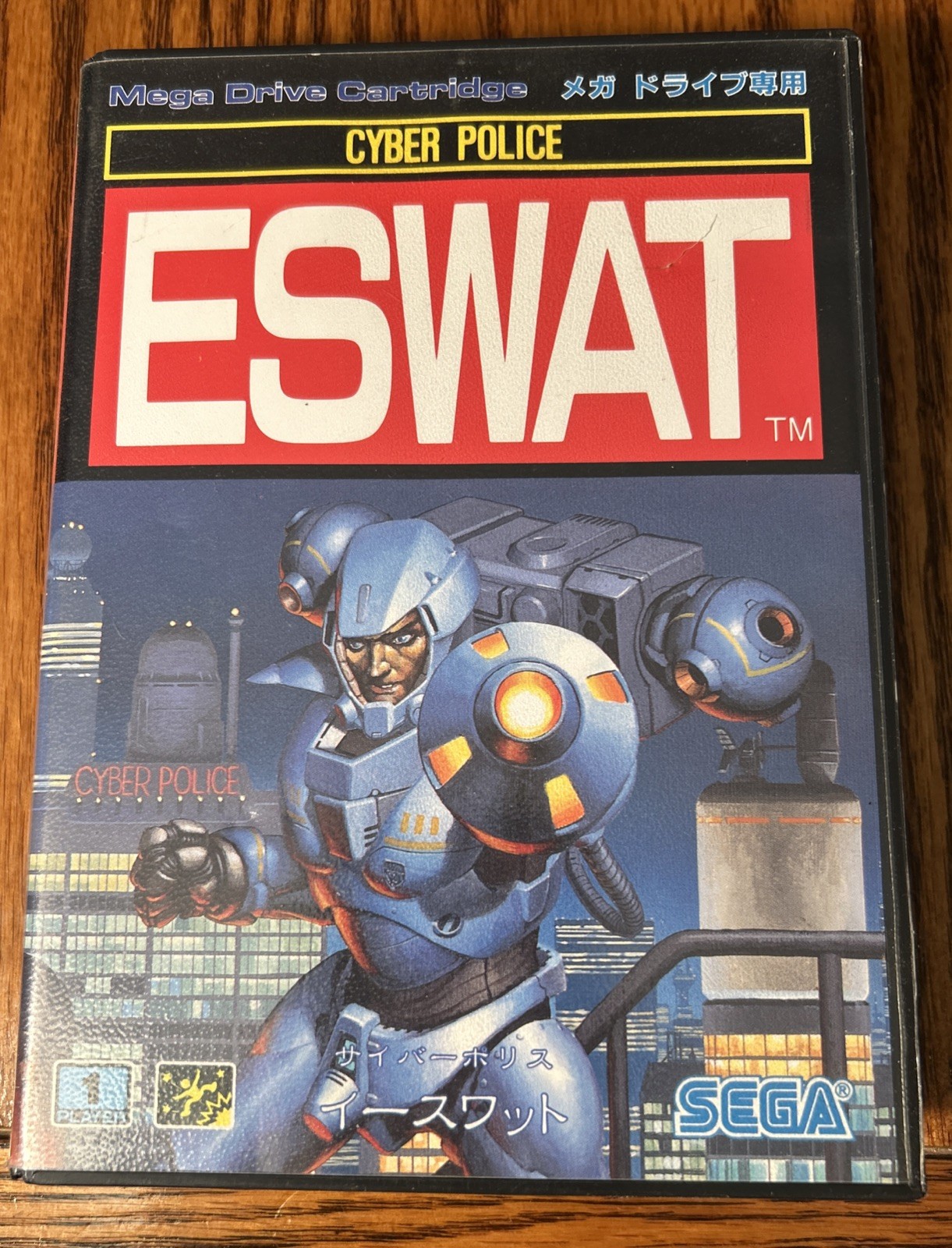 E SWAT City Under Siege Mega Drive Japan Version CIB