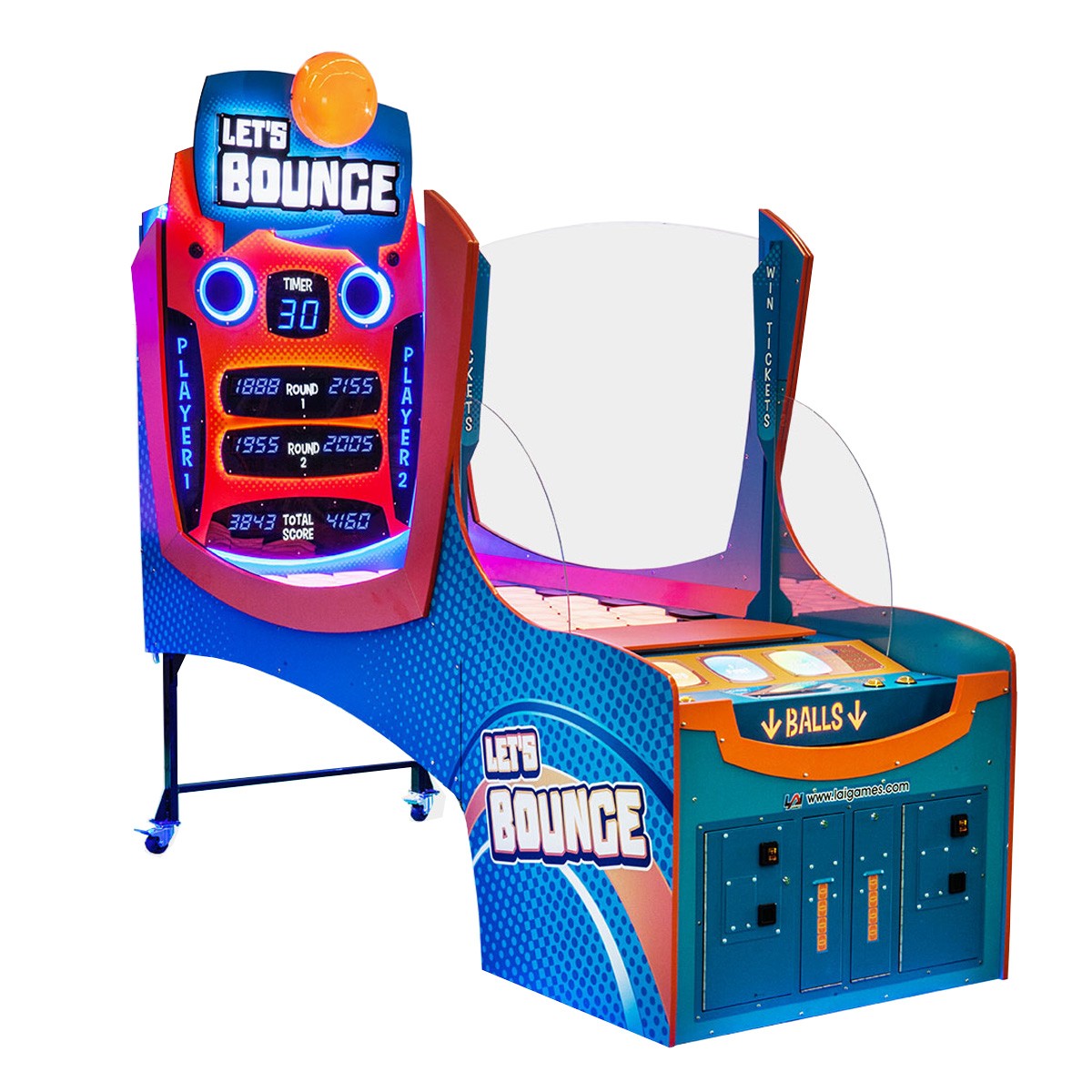 LAI Games Let's Bounce Ticket Redemption Arcade Game