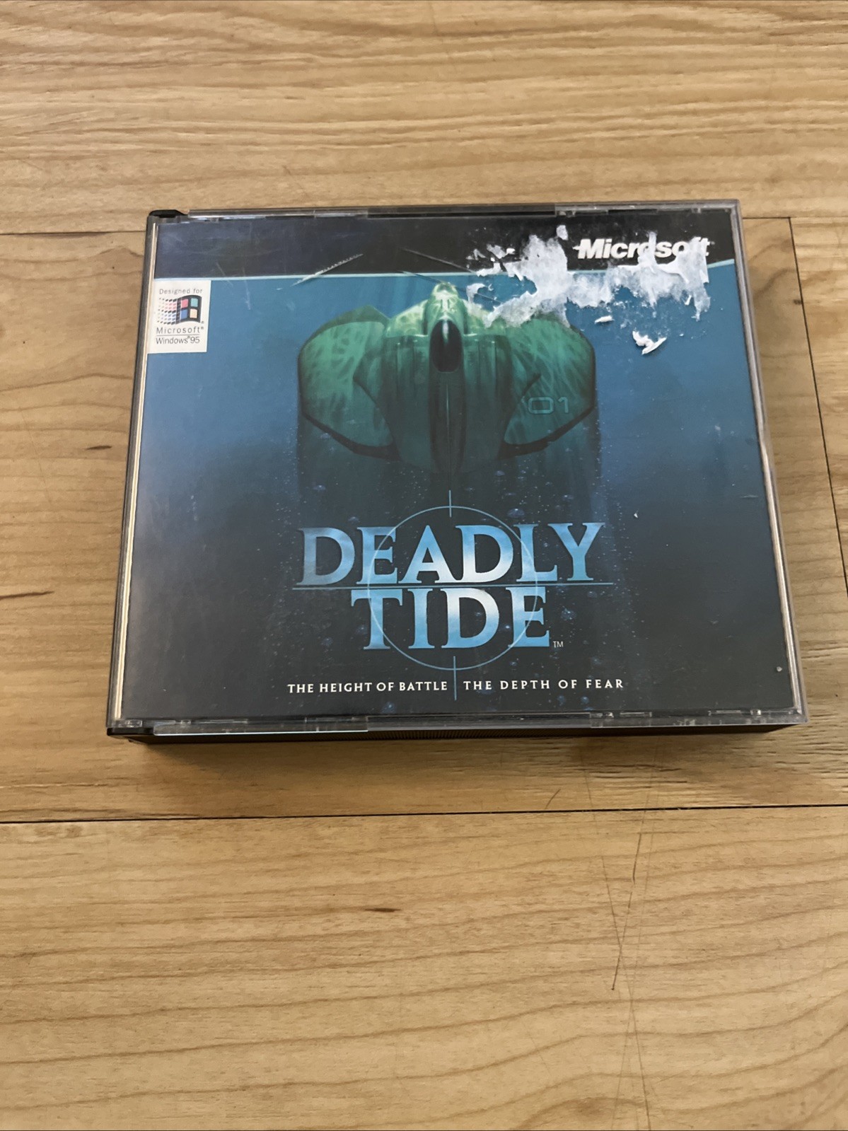 Deadly Tide PC Windows 95 Video Game 4-Disc Set Sci-Fi Shooter