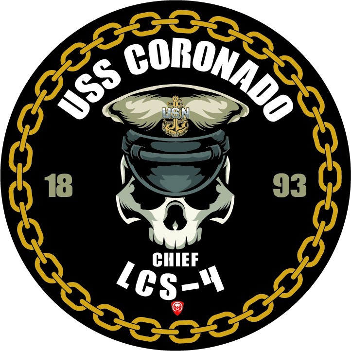 USS Coronado Navy Chief USN Goat Locker Gift 1893 Prior Service 5