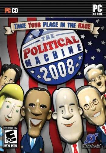 Political Machine 2008 - PC - Video Game - VERY GOOD