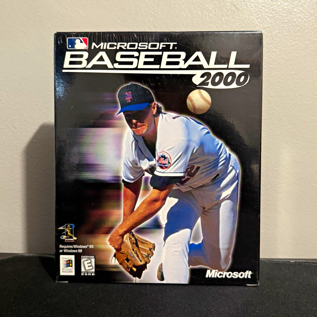 Microsoft Baseball 2000 (PC, 2000) Sports Baseball Game, E, NTSC-U/C SEALED
