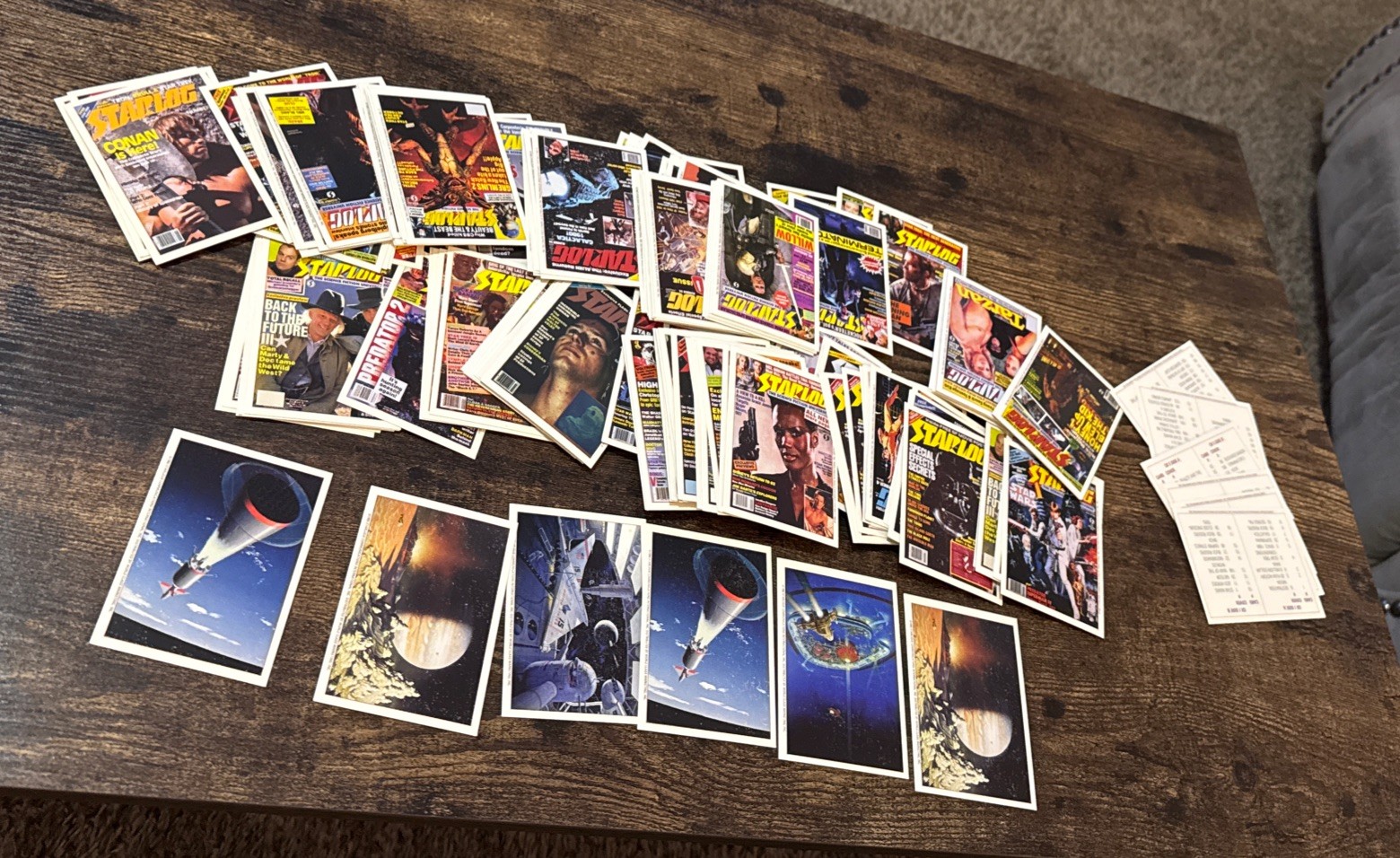 1993 STARLOG Magazine Covers Complete Trading Card Set 160+ Cards