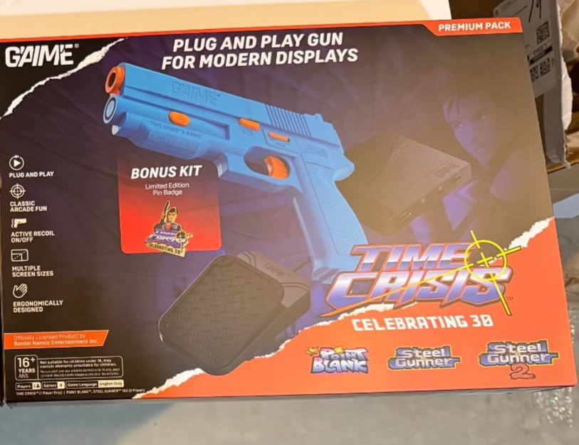 MyGAIME Time Crisis Premium Pack Game Console With Single Lightgun