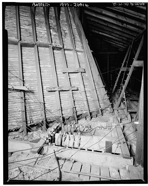 Photo:Carnegie Library Oklahoma 1910s Attic Wiring Detail Electrical Work