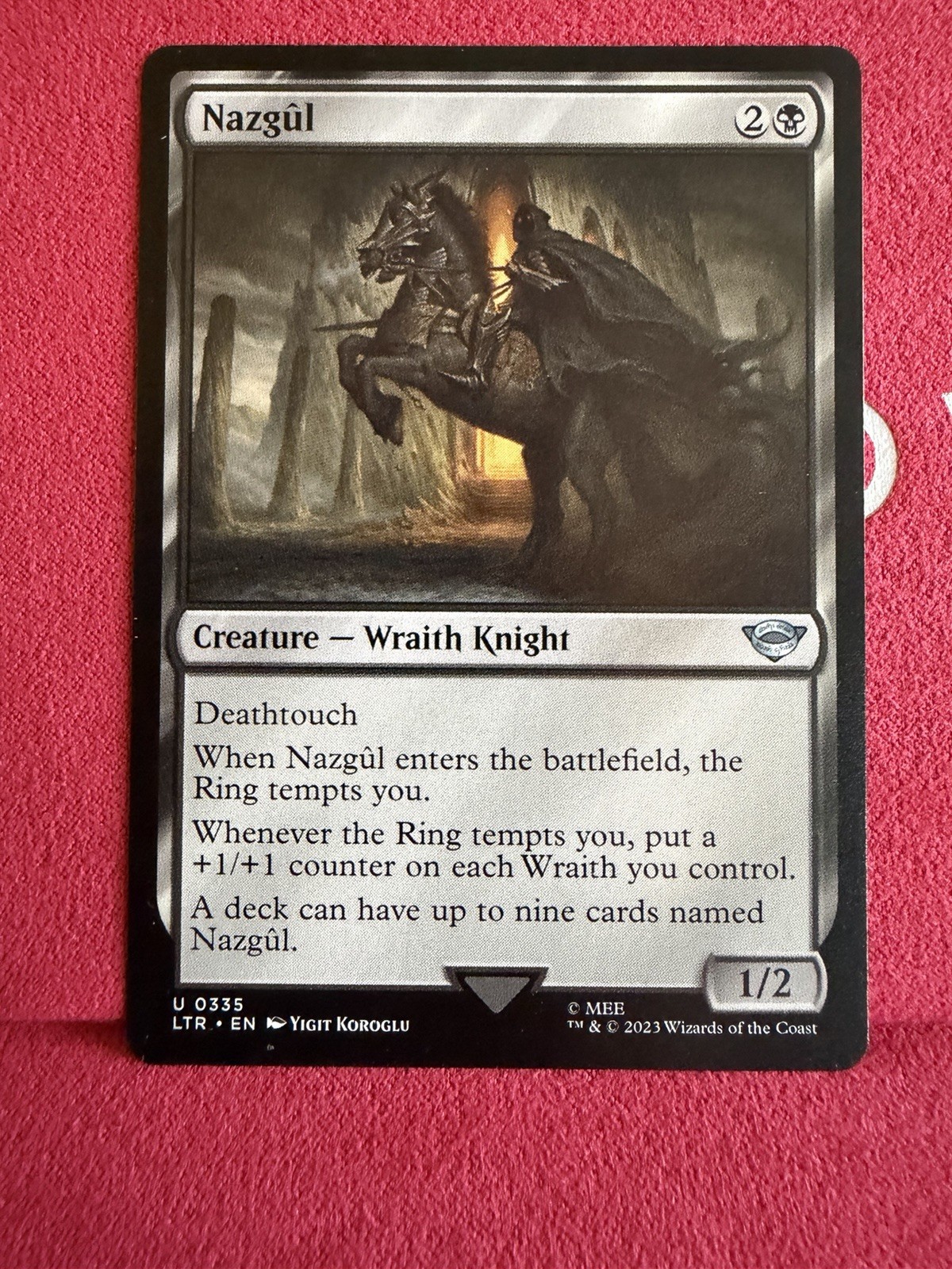 MTG Nazgul #0335 Non-Foil LOTR Tales of Middle-earth LTR Near Mint