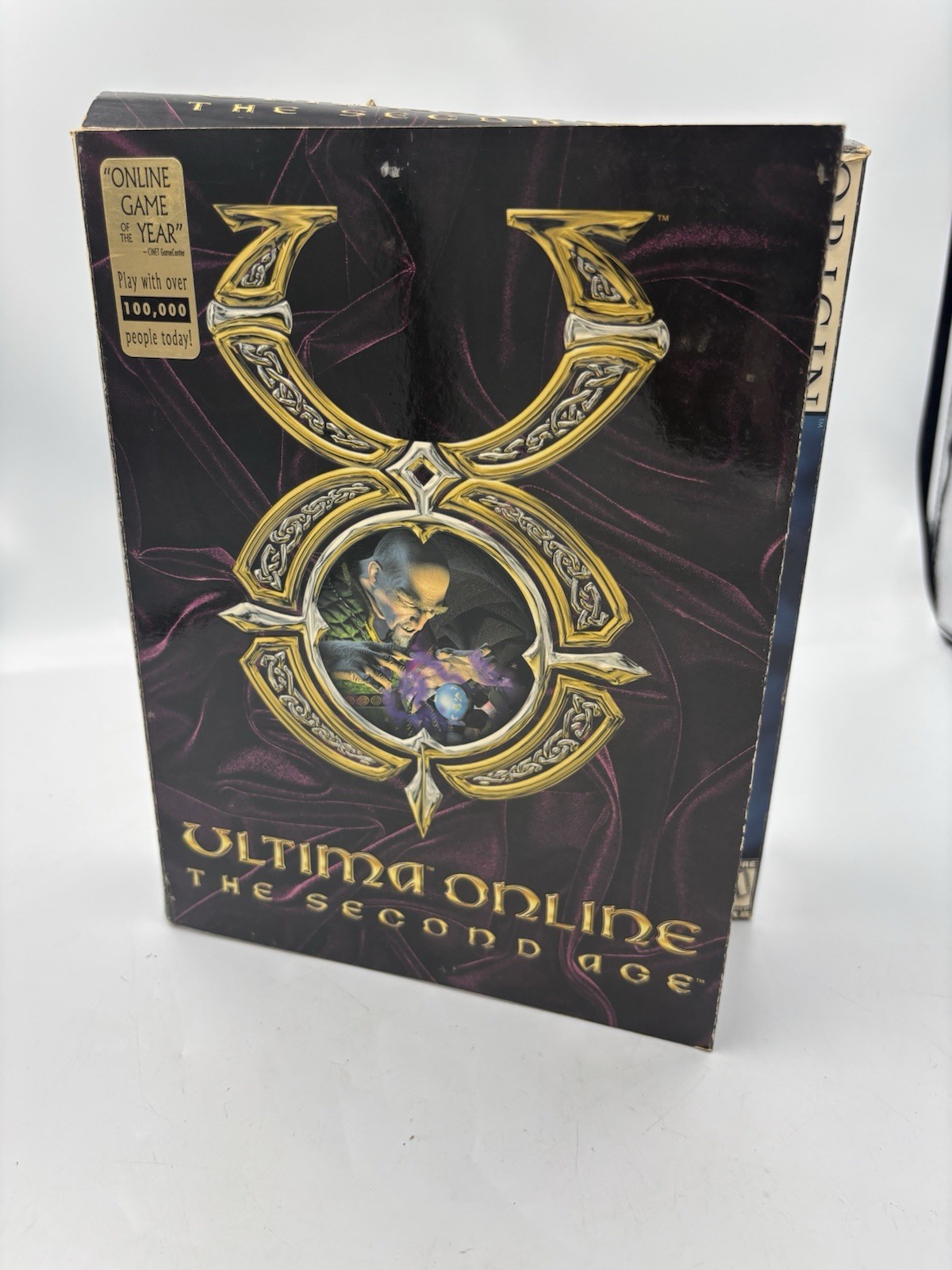 Vtg. Ultima Online The Second Age PC Big Box 1998 Origin CD-ROM Maps Manuals RPG