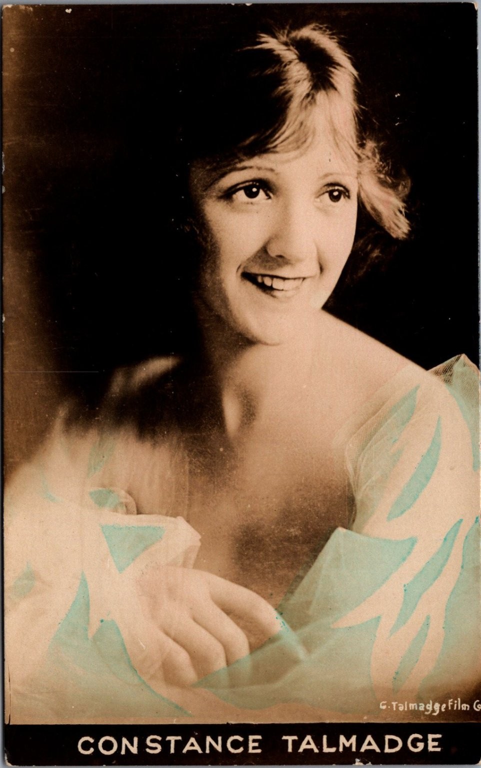 Constance Talmadge Silent Film Star RPPC Photo-Roto Inc. New York Postcard