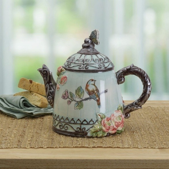 Fitz & Floyd English Garden Teapot
