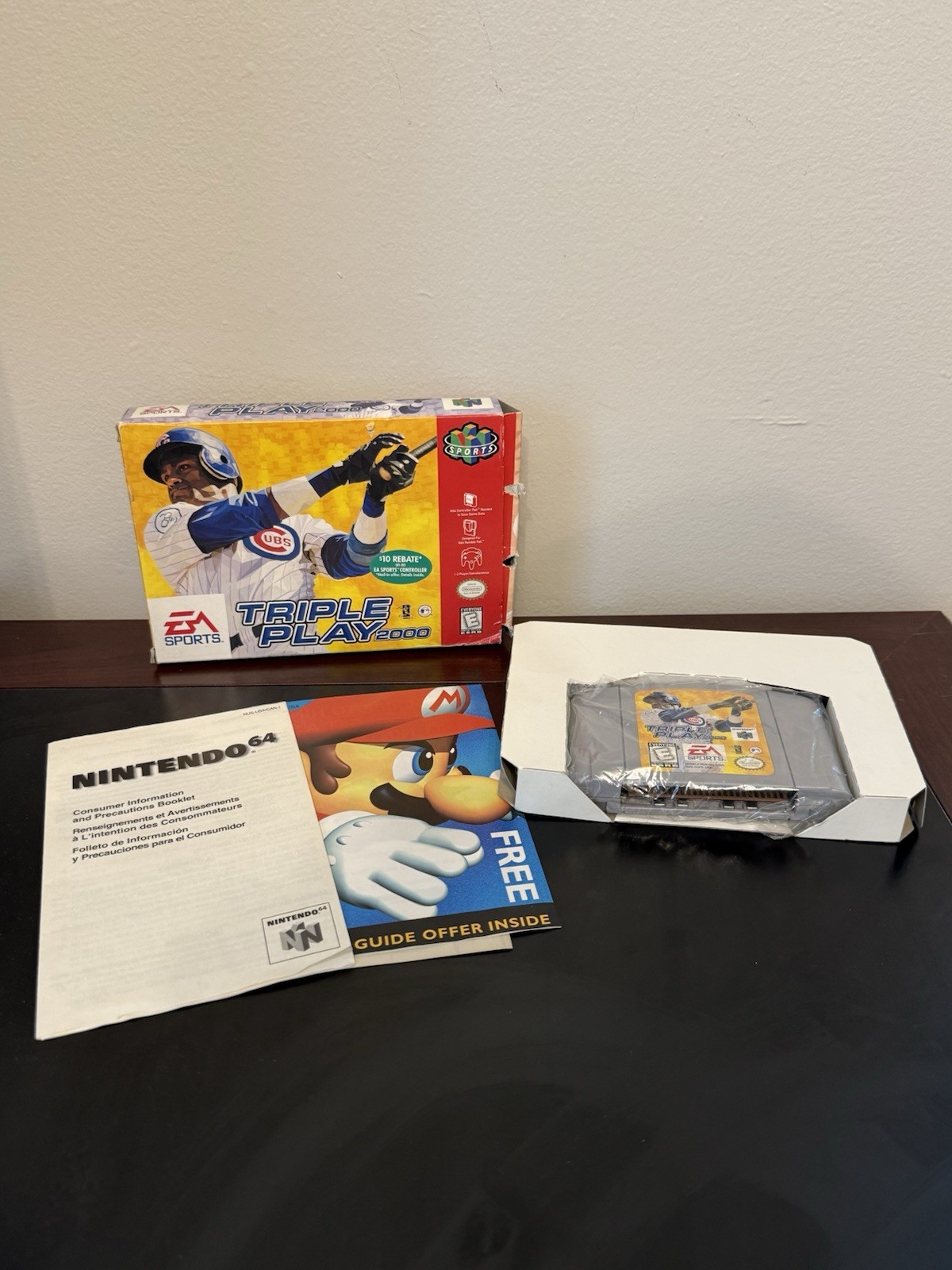Triple Play 2000 Baseball Nintendo 64 N64 CIB Complete In Box Authentic Tested