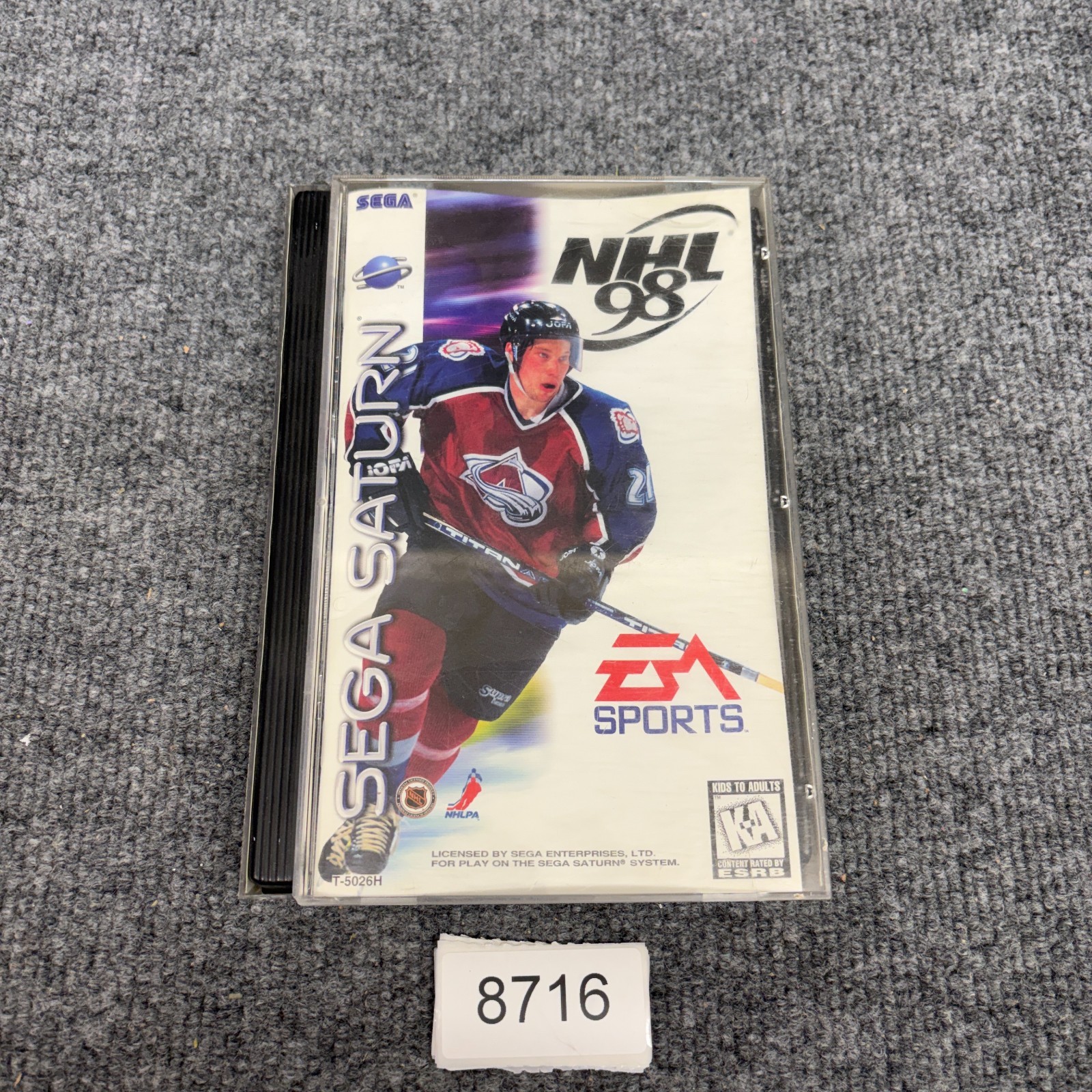 NHL 98 Sega Saturn Complete w/ Manual CIB VGC