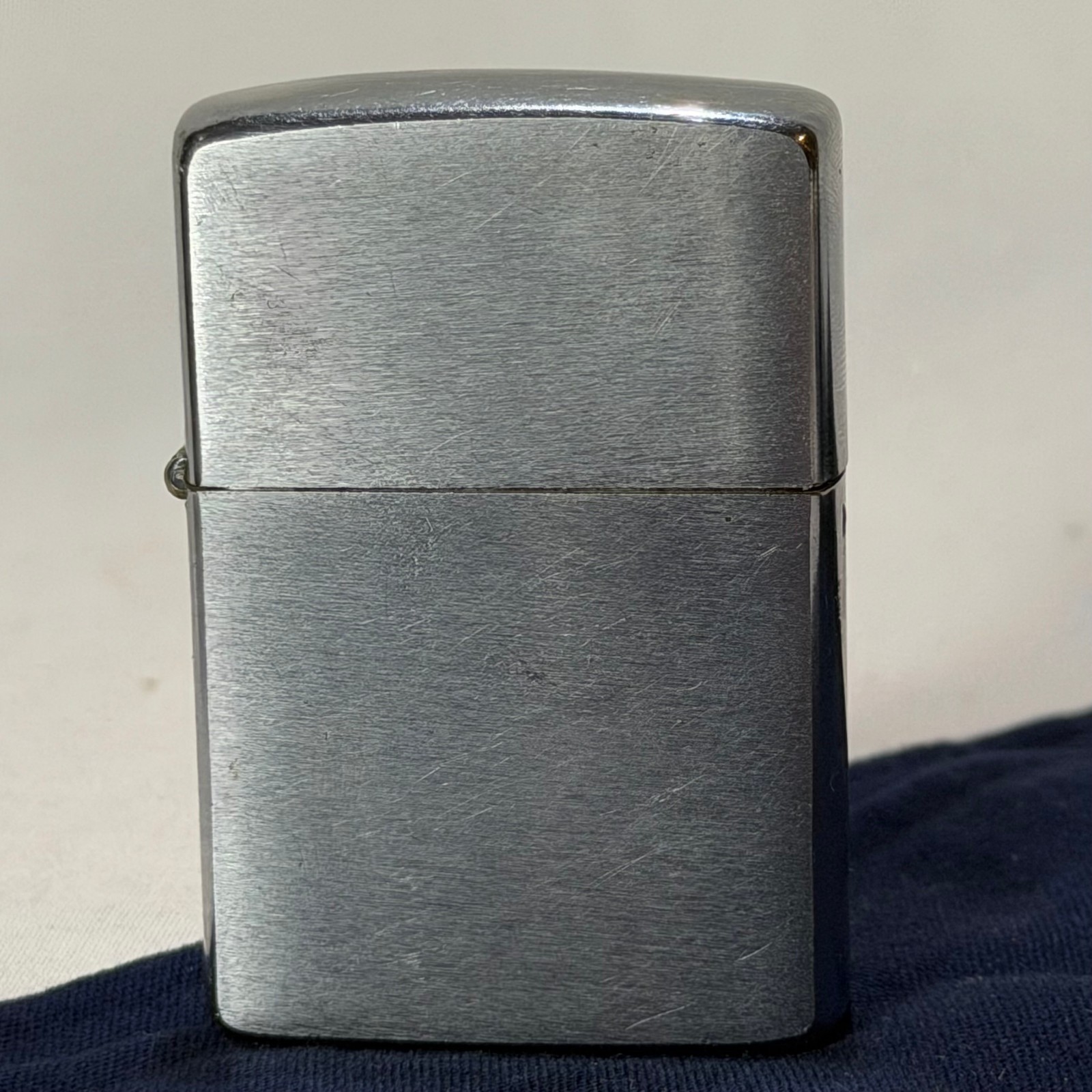 1962 Zippo Lighter 5 Barrel Brushed Chrome Finish W/ Matching Insert USA