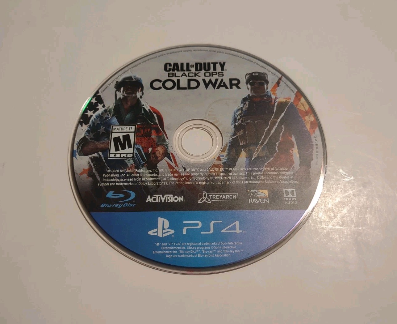 Call of Duty: Black Ops Cold War (PS4) Disc Only - Tested 