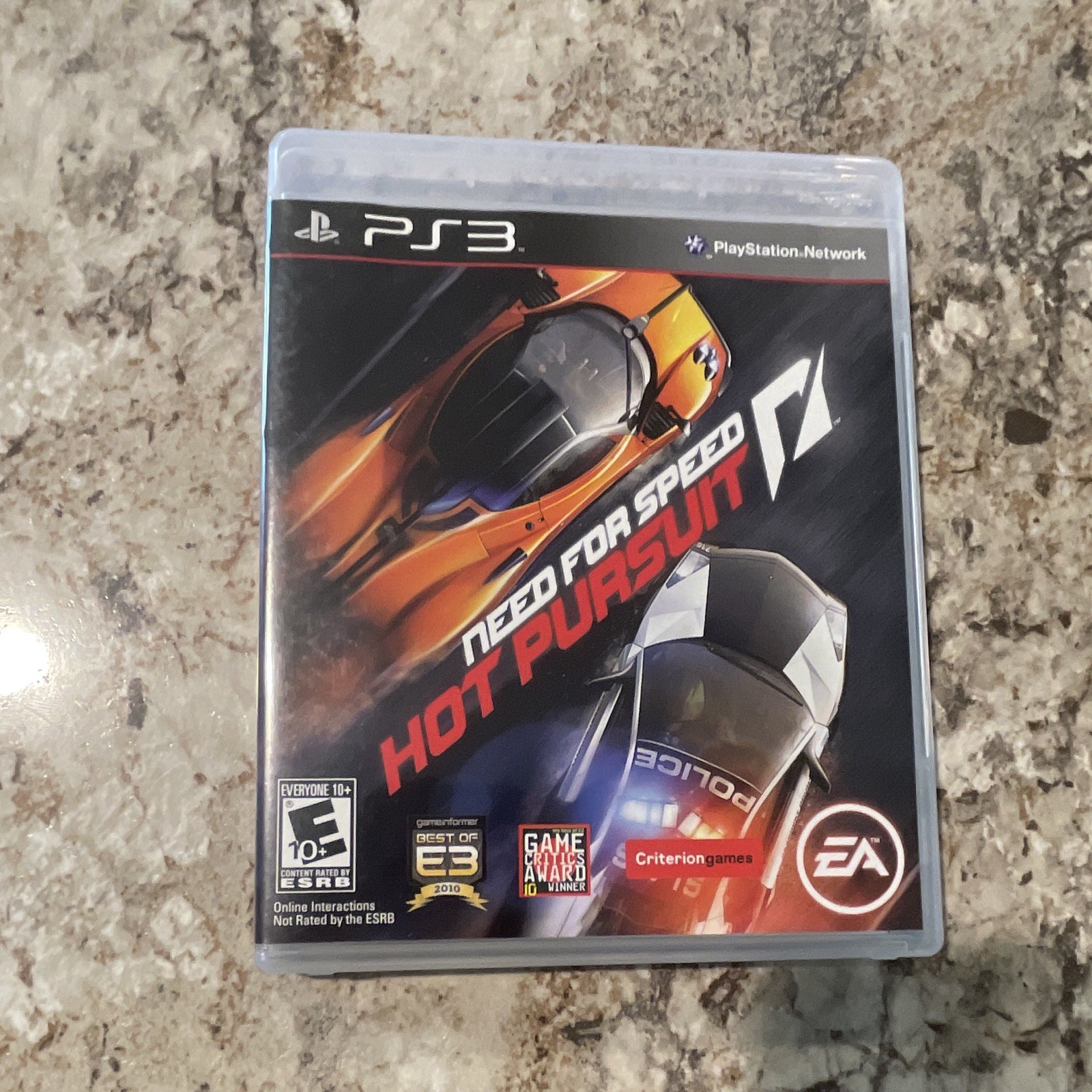 Need for Speed Hot Pursuit Sony PlayStation 3 Electronic Arts Video Game CIB