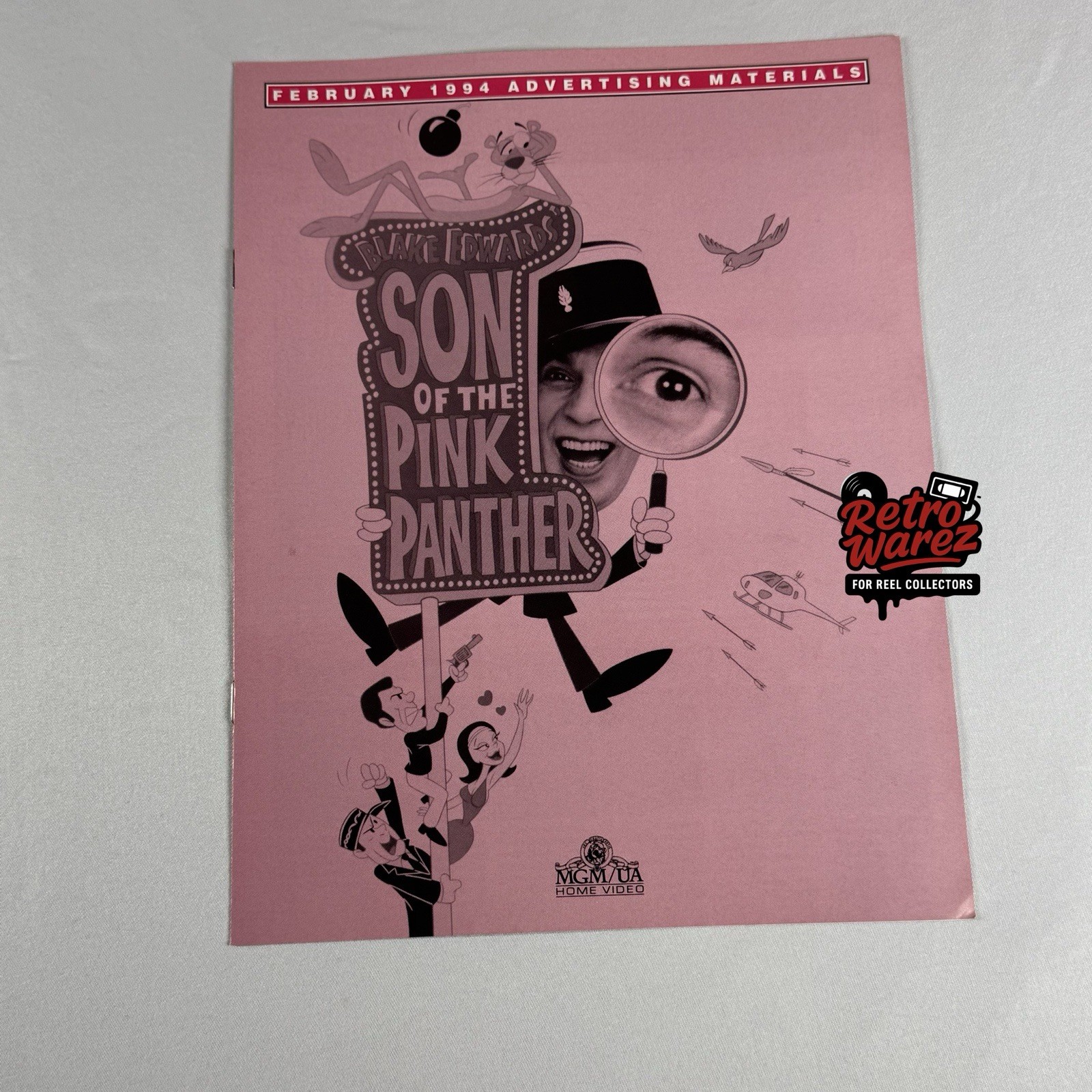 Son Of The Pink Panther MGM Promo Movie Catalog 1994 AD VHS Blake Edward