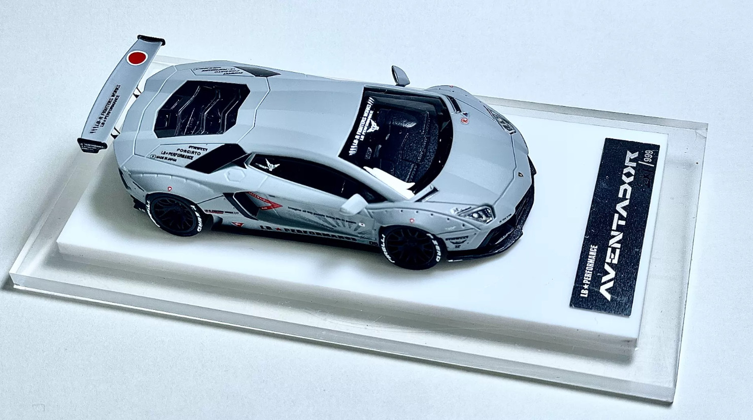 LB Works 1:64 Lamborghini Aventador LP700 Battle Grey Rare Resin