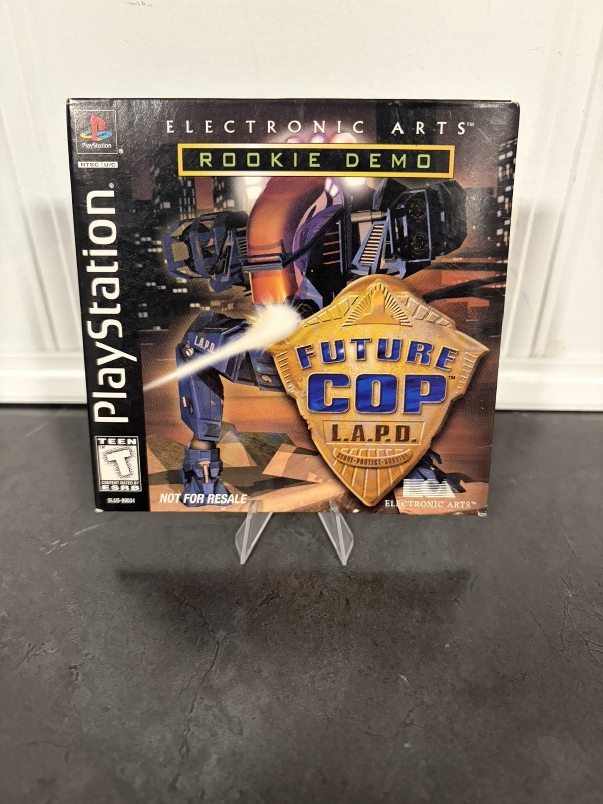 Rare Future Cop L.A.P.D. Pkaystation 1 Demo  Game