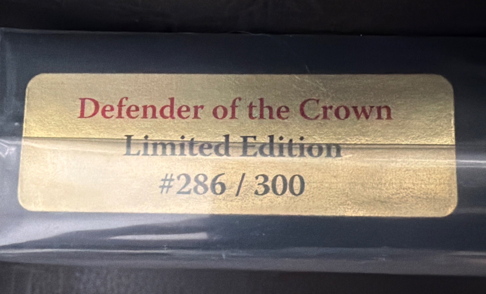 Defender Of The Crown Limited Edition #286 Of 300 Atari Jaguar Cartridge CIB NEW