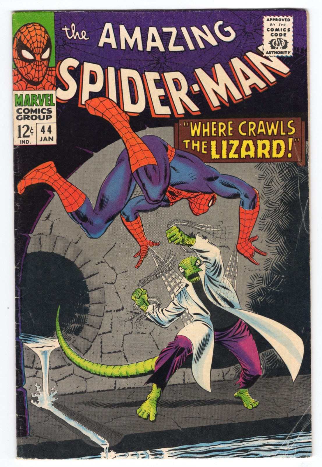 Amazing Spider-Man 44 1967 Marvel Comics VG 4.0 2nd App Lizard Mary Jane