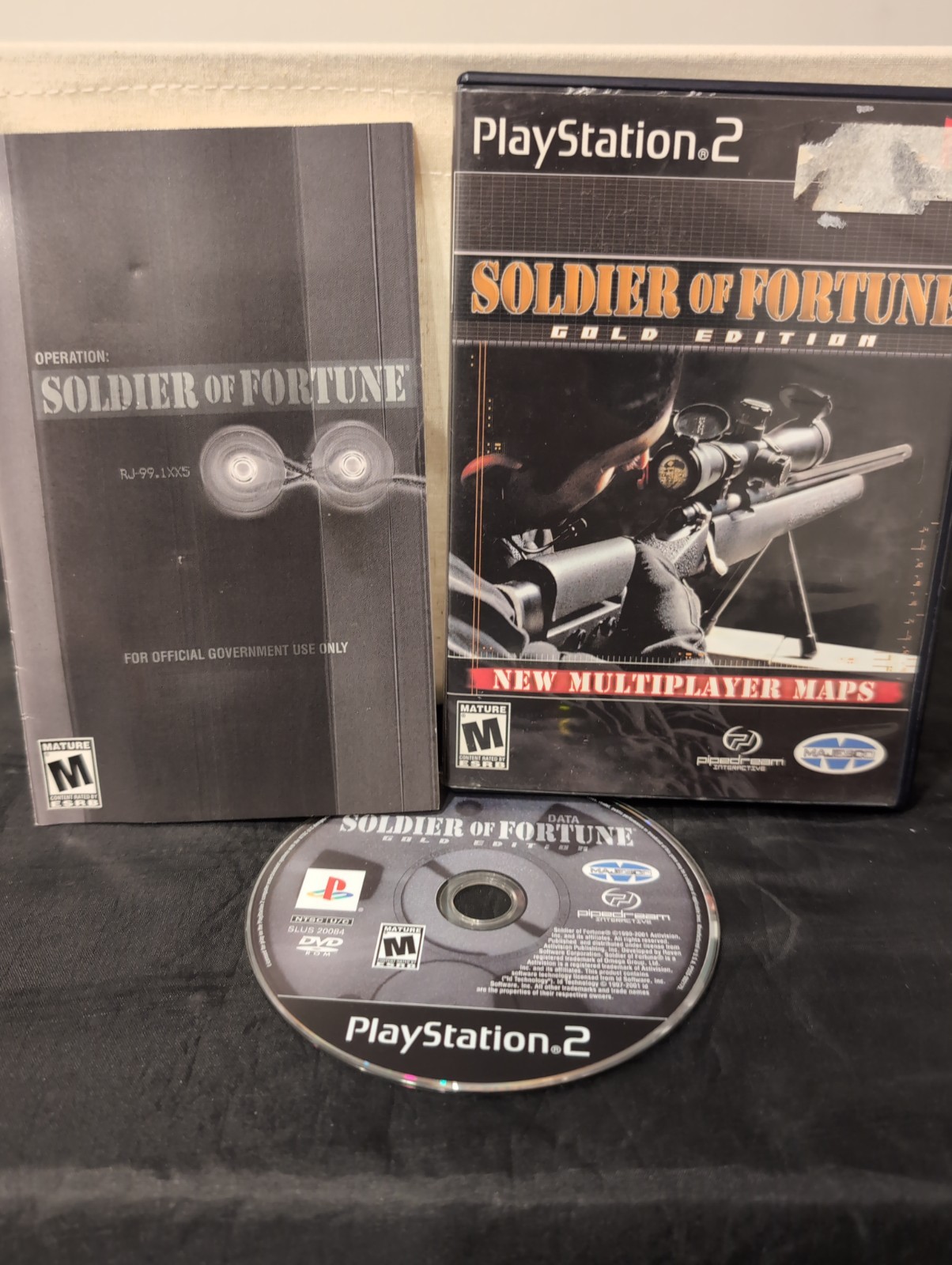 Soldier of Fortune: Gold Edition PS2  PlayStation 2 Complete CIB