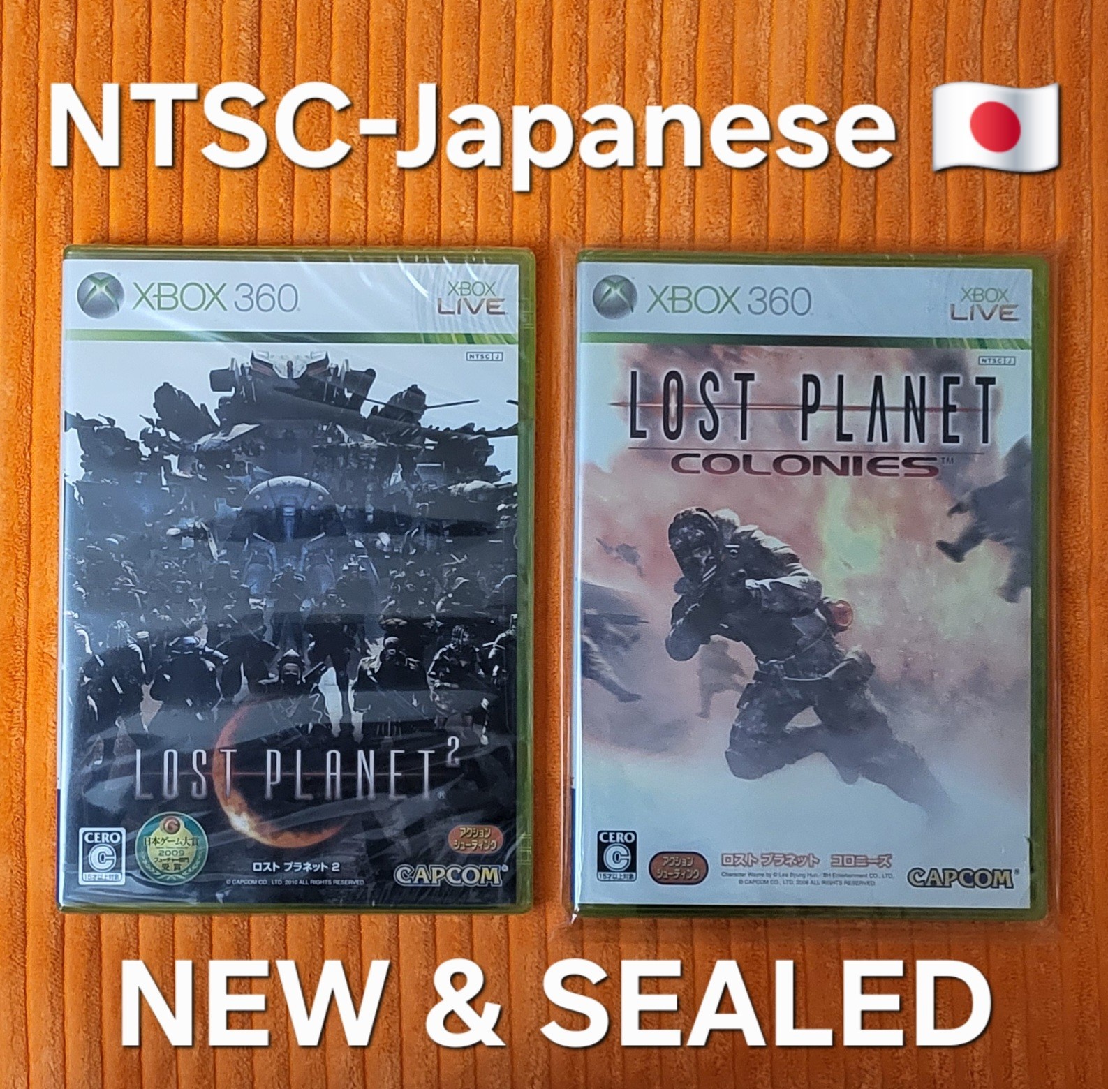 Lost Planet Colonies & Lost Planet 2 - NTSC-Japanese XBOX 360 - NEW & SEALED