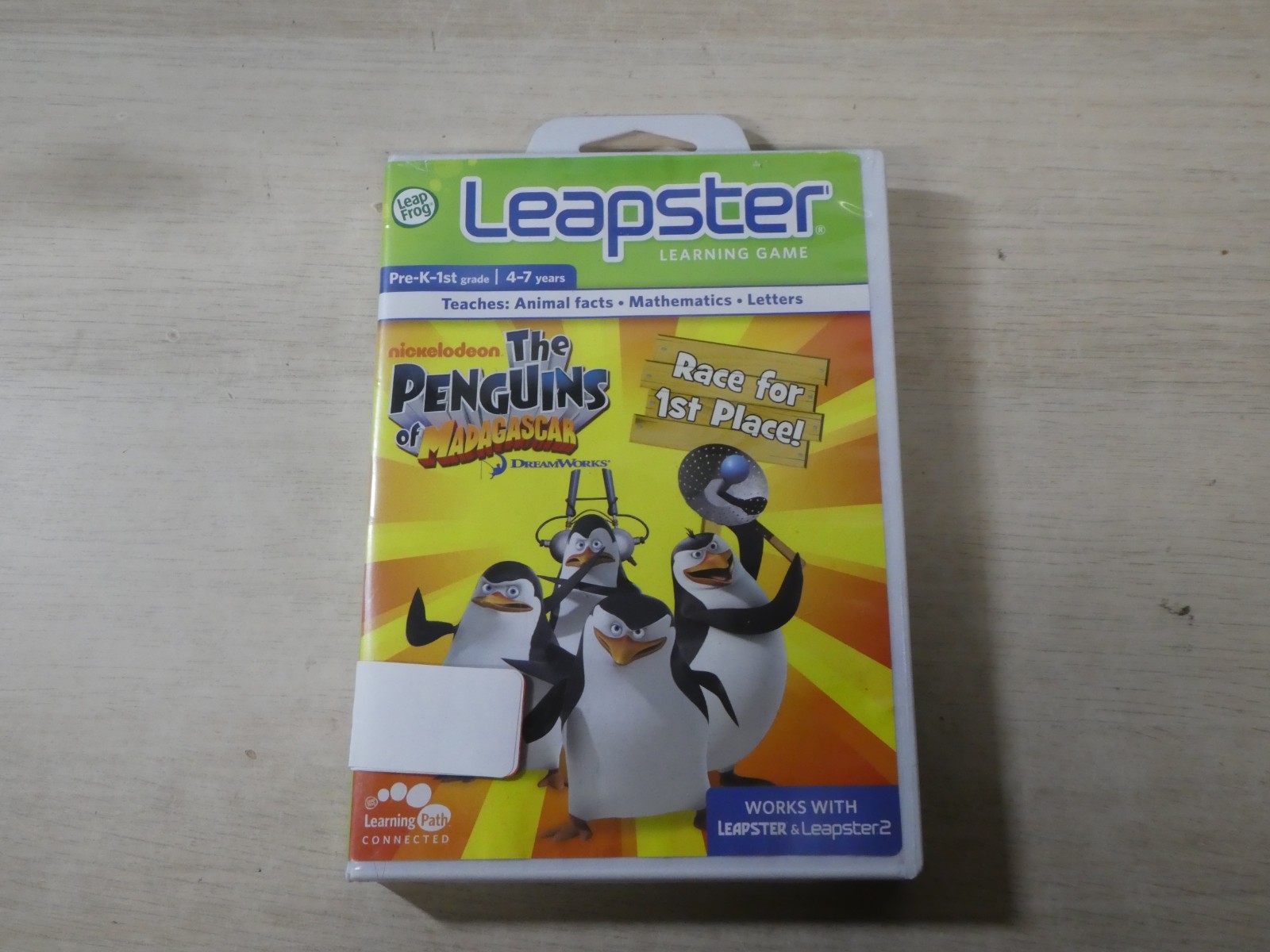 Leapster Penguins of Madagascar Game Learning Game Educational  Leap Frog