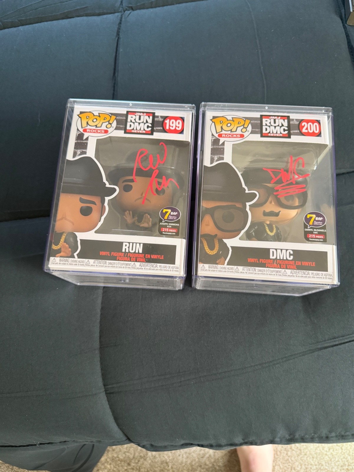 7BAP Signed Run DMC Run Funko Pop #199/200 Ltd 215pc - SET