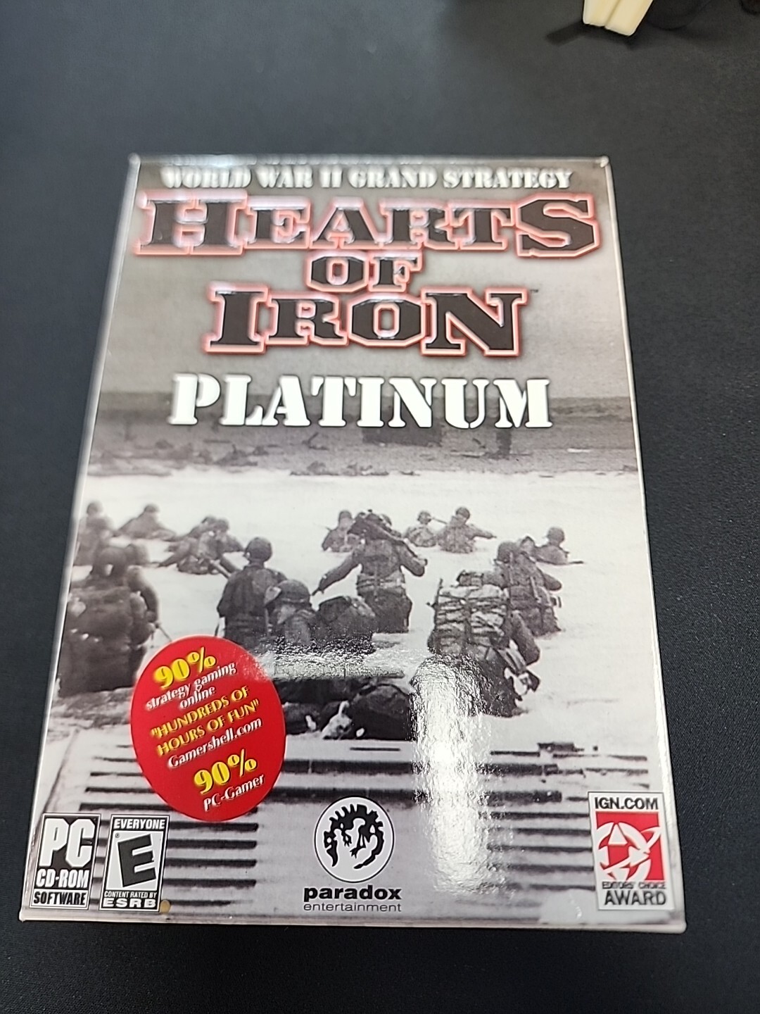 Hearts of Iron: Platinum (PC, 2004) New Sealed