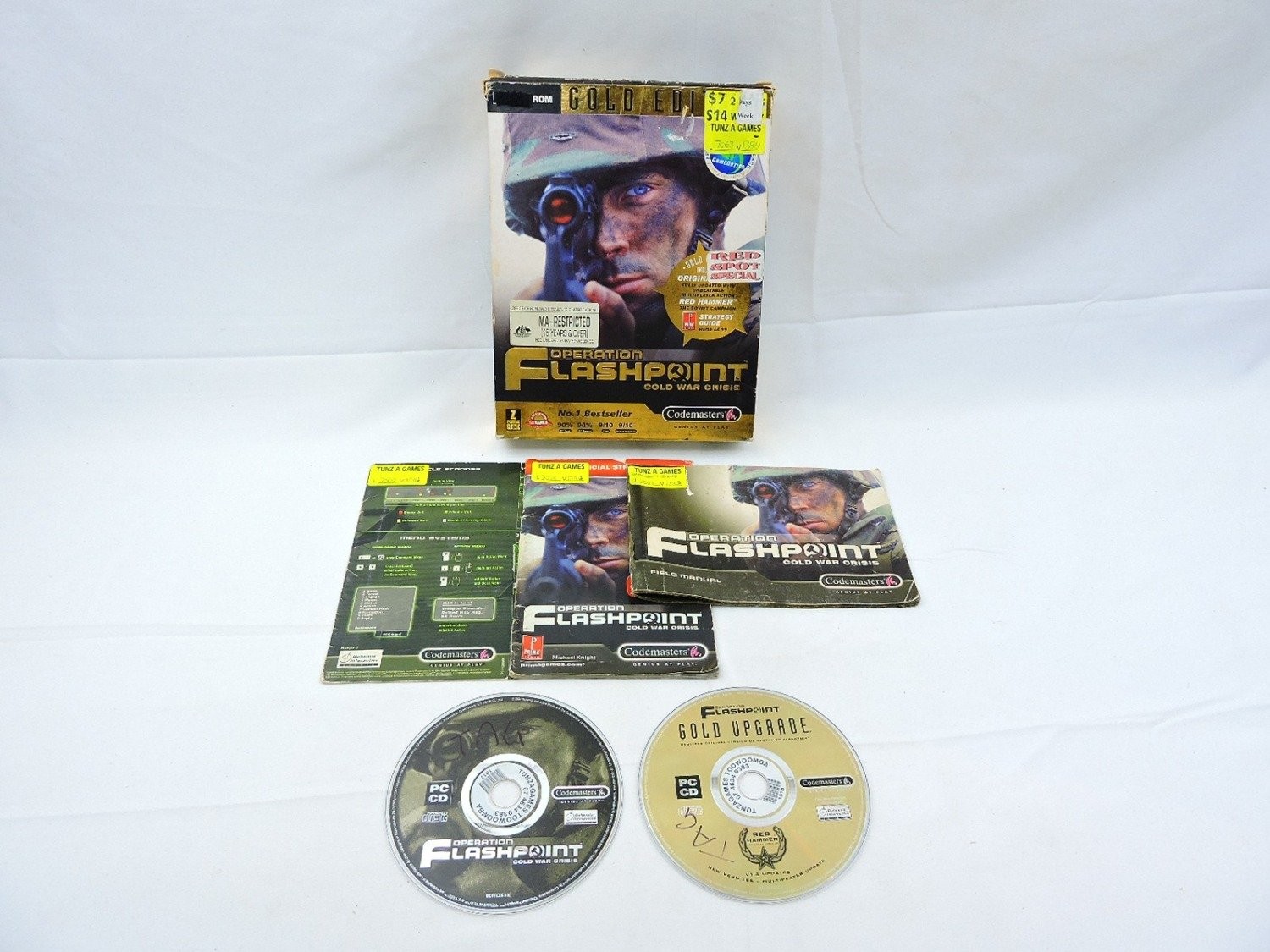Big Box Mint Disc PC Operation Flashpoint Cold War Crisis Gold Edition