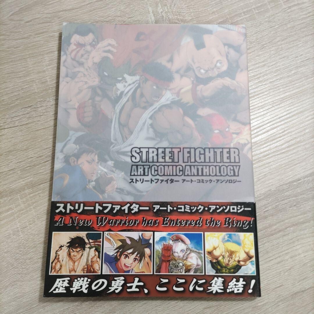 STREET FIGHTER Art Comic Anthology CAPCOM Japan Used First edition, with obi