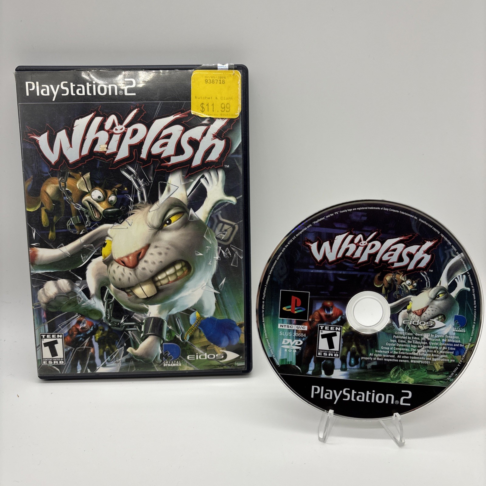 Whiplash | Sony PlayStation 2 PS2 | Tested Original Game -Clean-