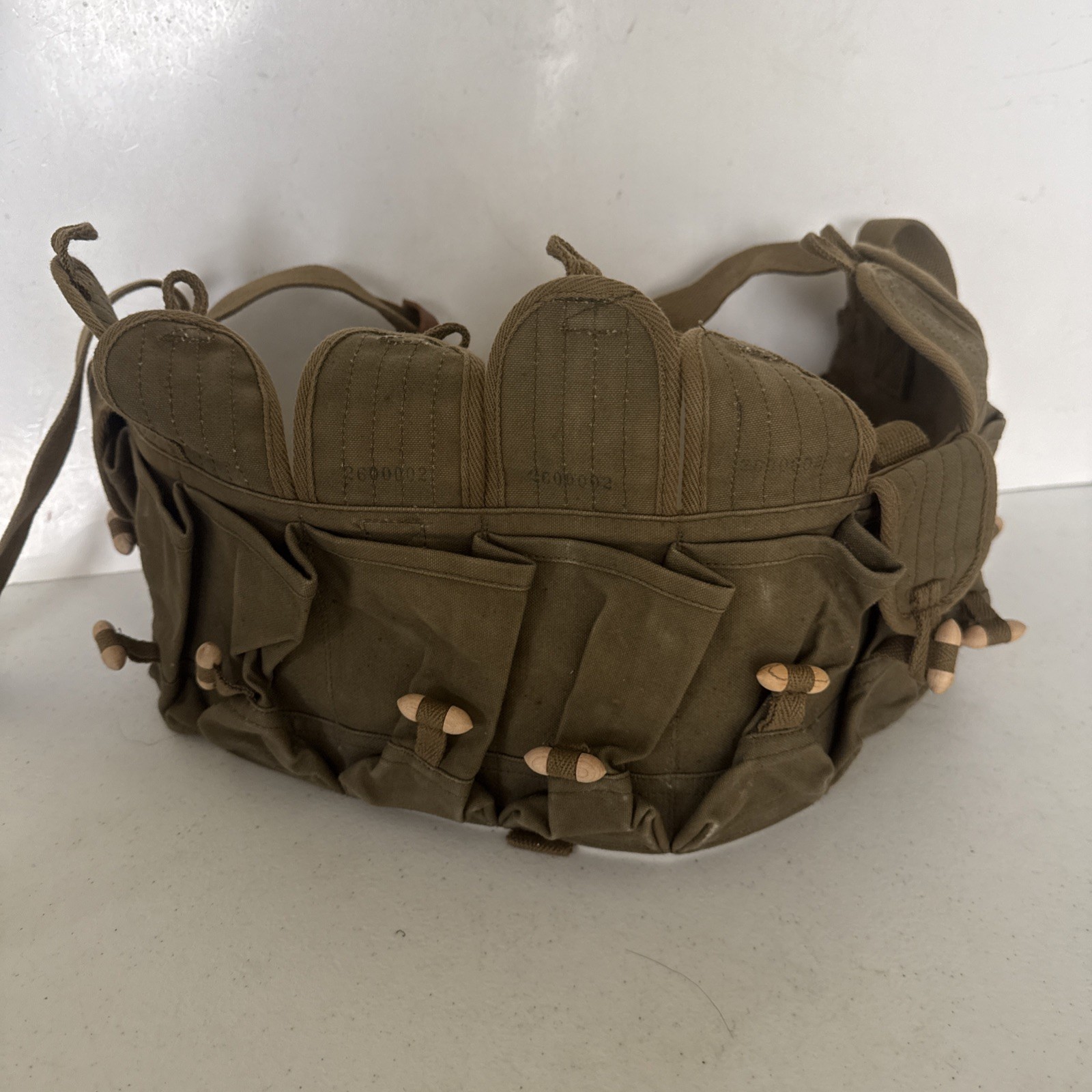 SKS Ten Pocket Bandolier: Chinese Military 7.62x39mm Type 56 10-Pocket Chest Rig