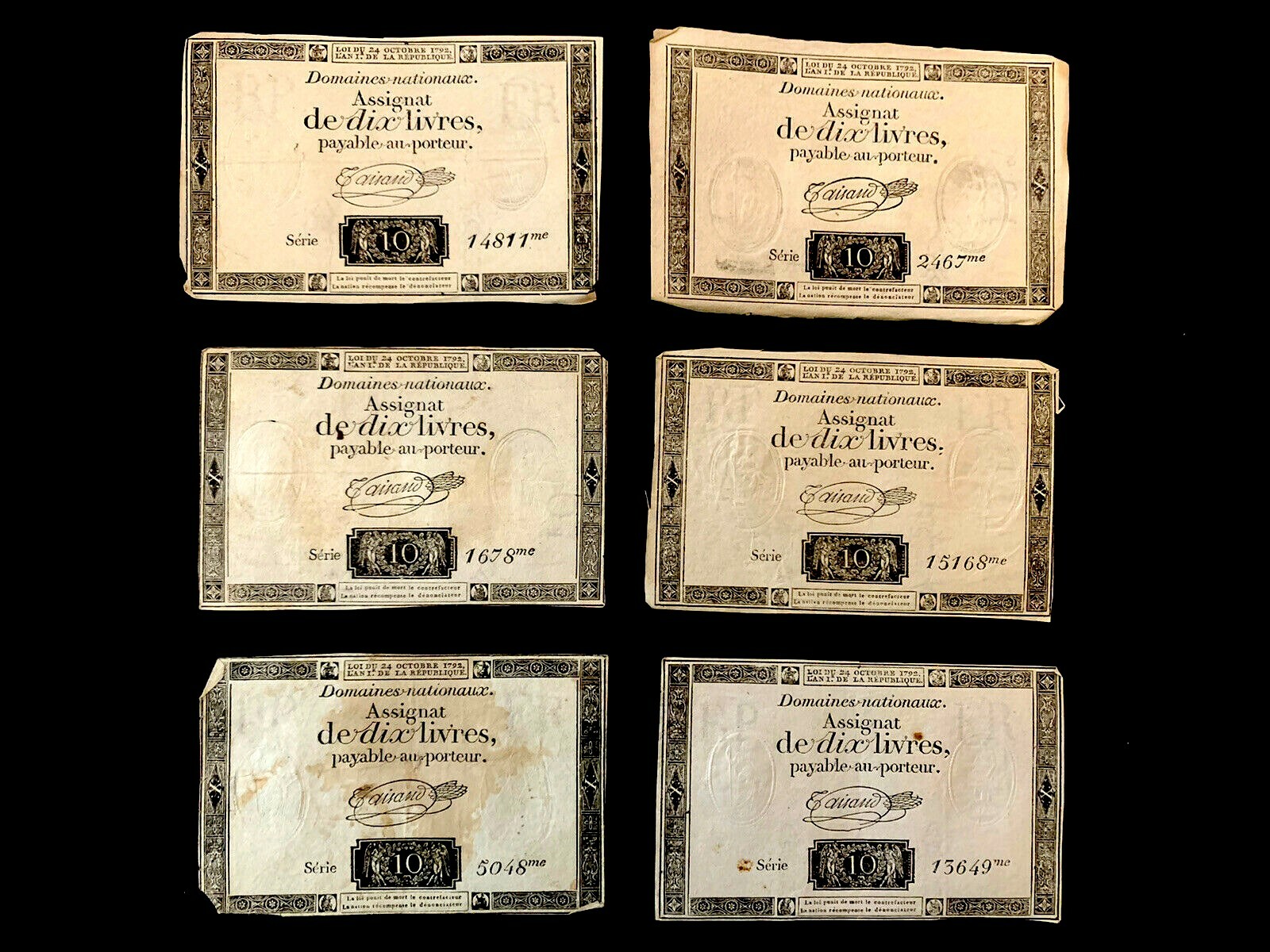 FRENCH REVOLUTION MONEY 1792