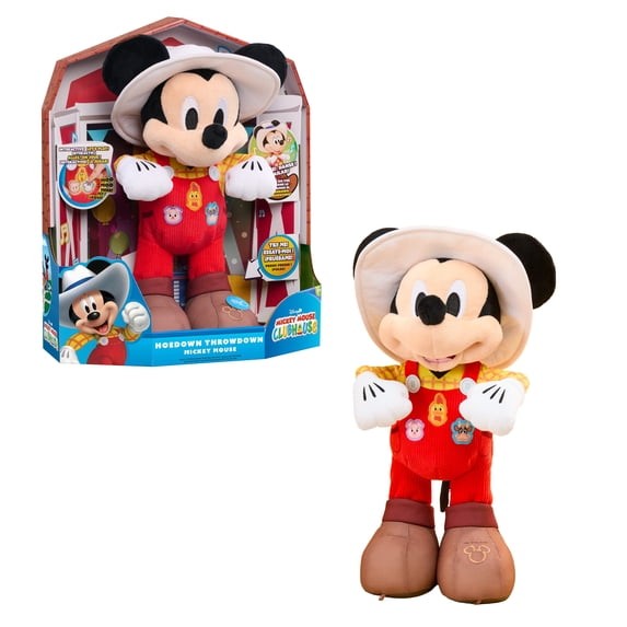 Disney Jr Mickey Mouse Hoedown Throwdown Interactive Dancing Singing Plush