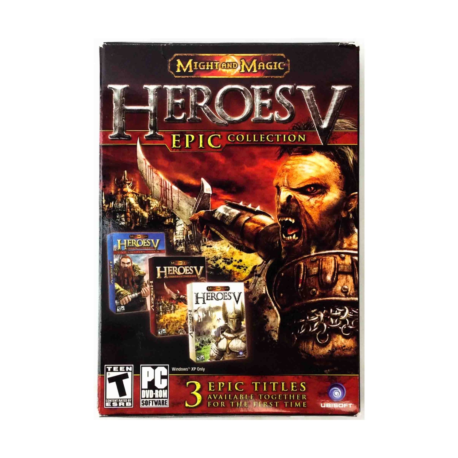 Ubisoft Computer Game Heroes of Might & Magic V - Tribes of the East VG+/NM