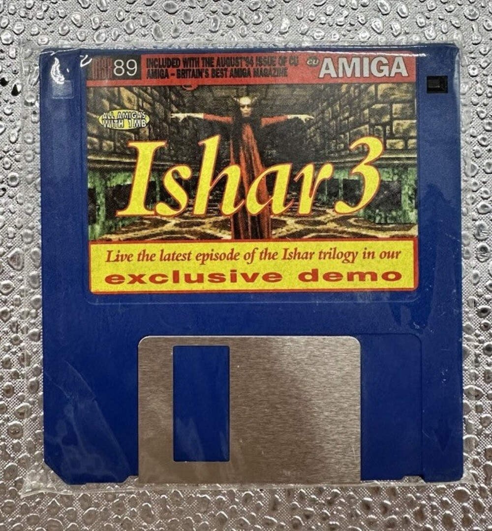 Amiga Disk 89 Ishar 3 Floppy Disk New Sealed 9977