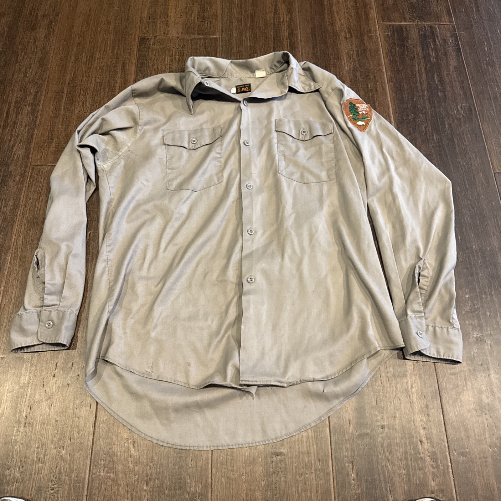 Vintage 70s National Park Service (NPS) Ranger Uniform Shirt