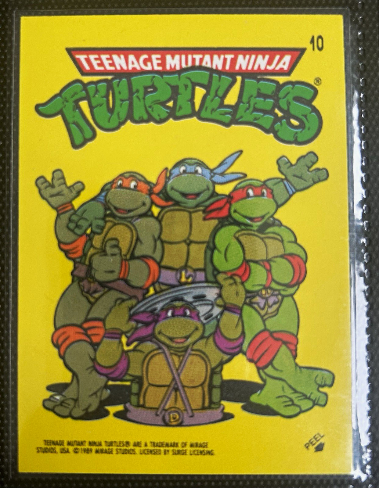 Topps 1989 Topps Presents Teenage Mutant Ninja Turtles 88 Cards 11 Stickers Mint