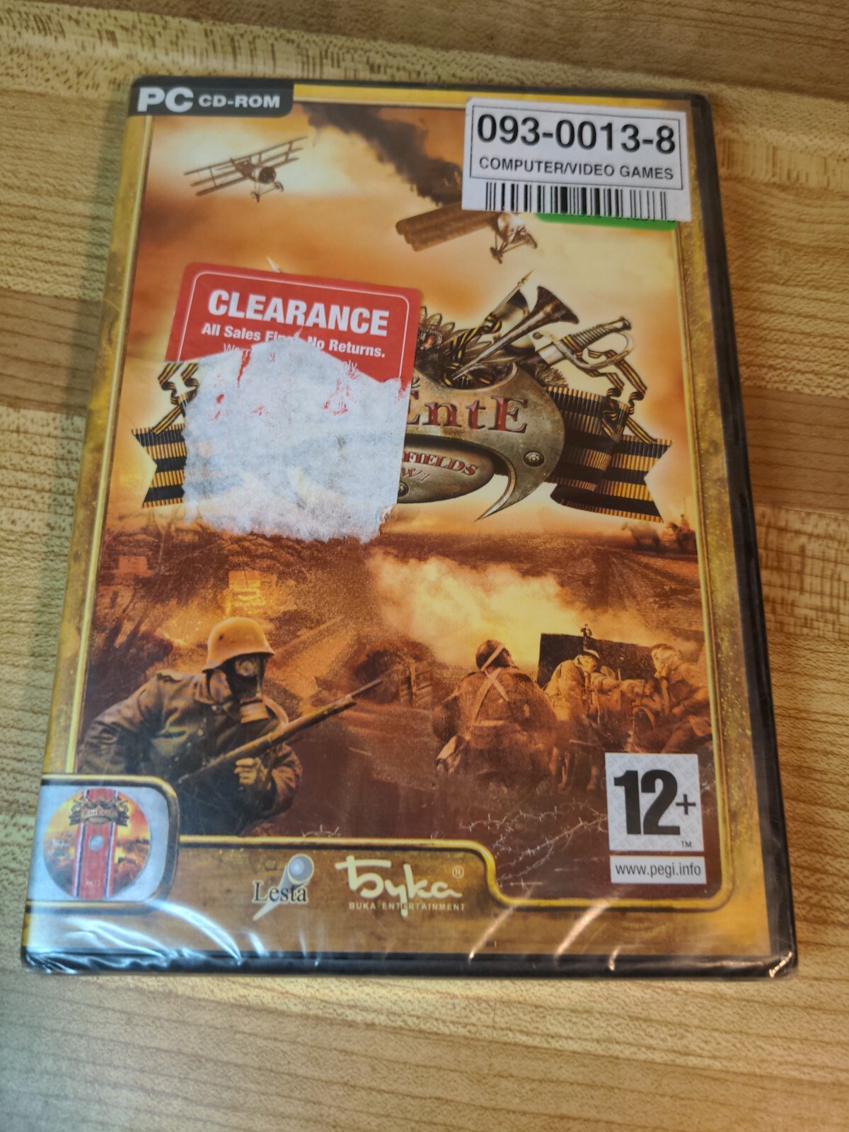 The Entente: World War I Battlefields Game PC CD-ROM Win 9x/NT/2000/XP/ Vista