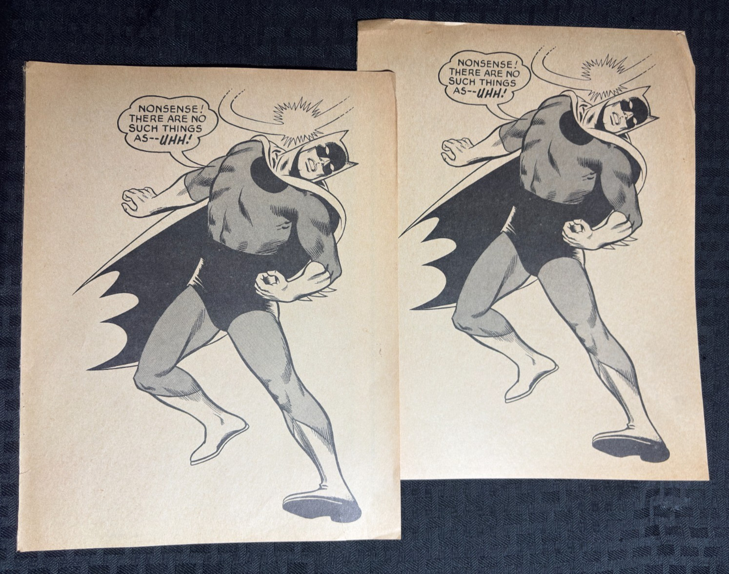 1966 BATMAN Nonsense There Are No Such Things 8.5x11