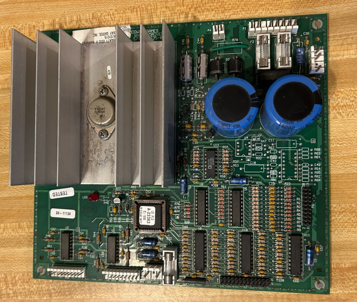 Arctic Thunder arcade game Force Feedback Board used tested and working
