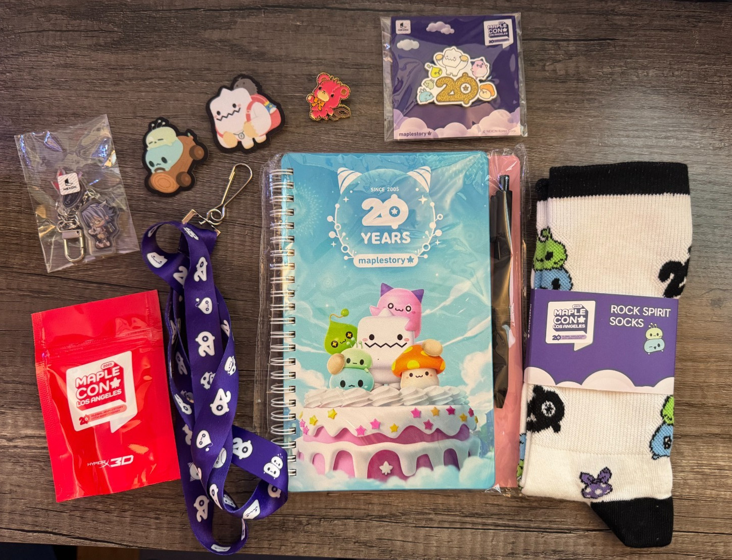 Maplestory Merch Bundle Maplecon + Maple PC Cafe