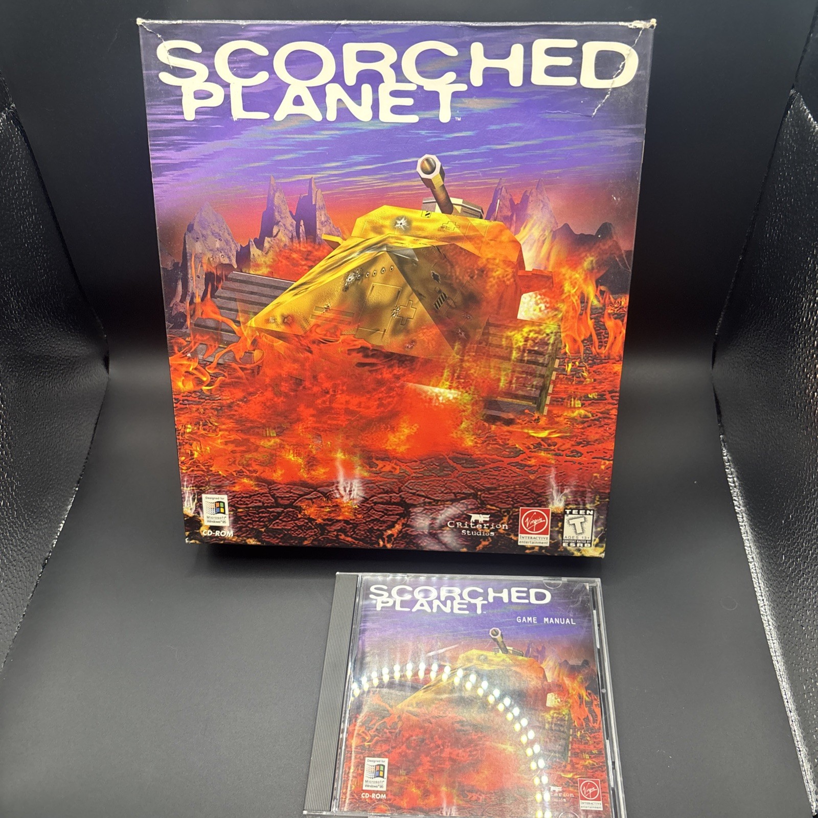 Scorched Planet - PC CD Rom - Game Manual with Box