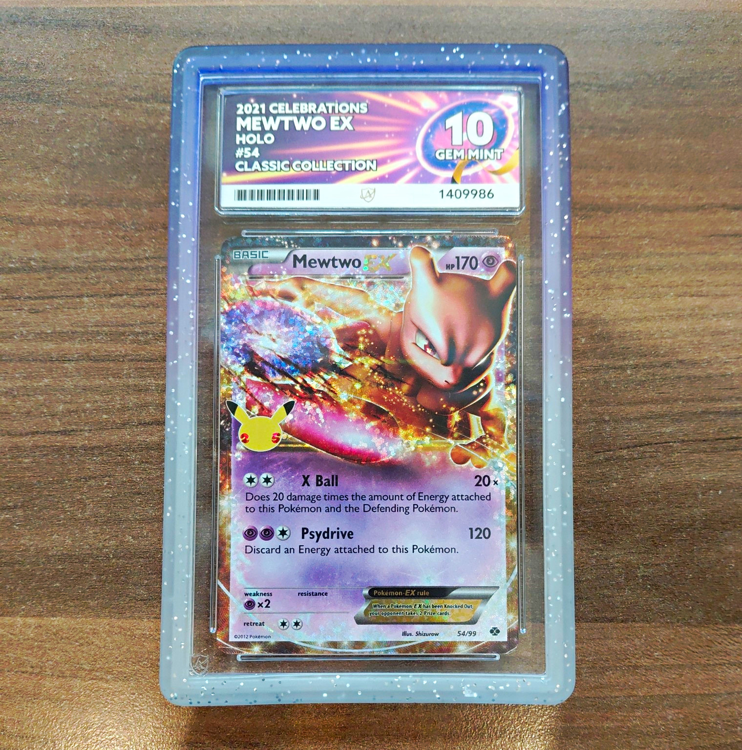 Mewtwo EX | Celebrations | 54/99 | GEM MINT 10 | Ace Grading | NOT PSA